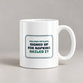 Funny Christmas Office Potluck Coffee Mug Signed Up For Napkins - photo 1
