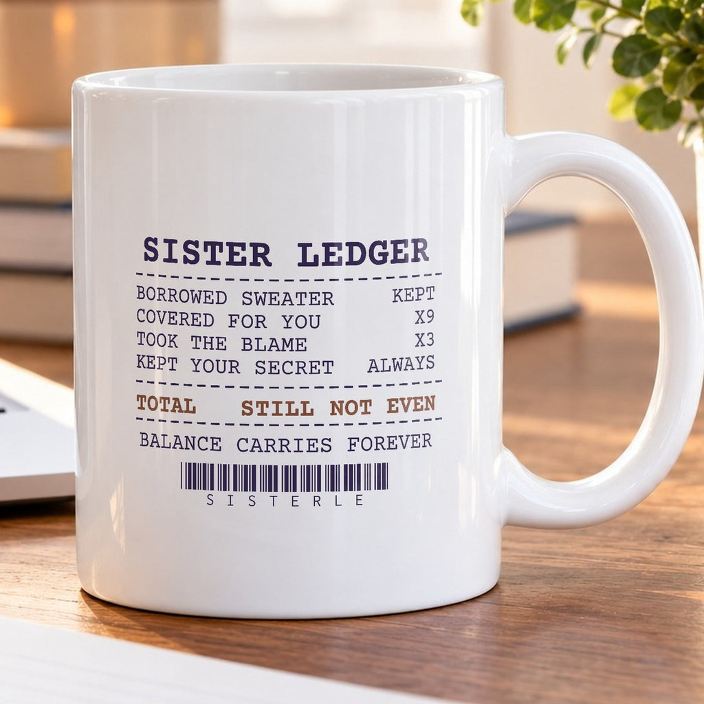 Funny Sister Coffee Mug Still Have Your Sweater Receipt For Sisters - photo 5