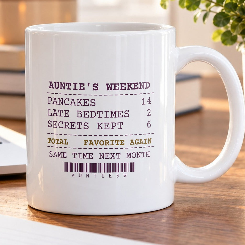 Funny Aunt Coffee Mug Six Secrets Kept Favorite Again Receipt - photo 5