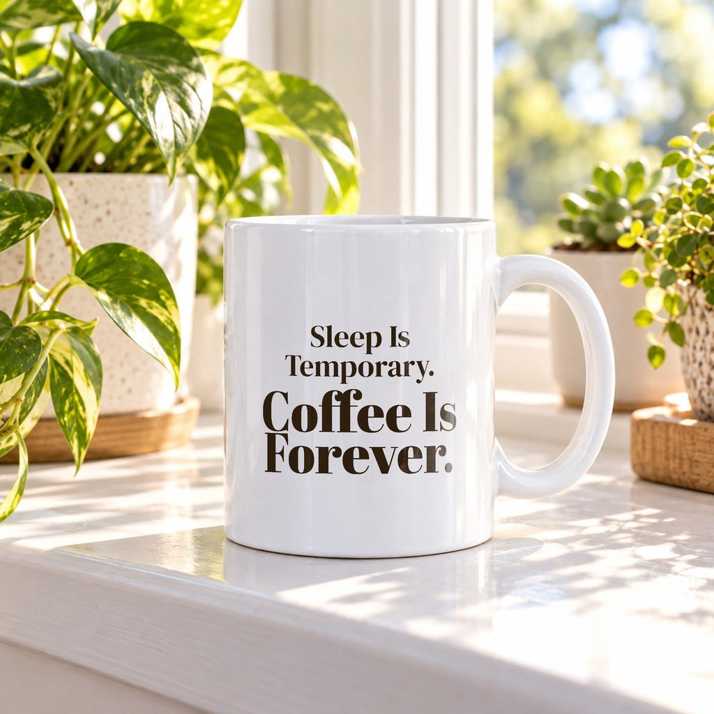Coffee Mug Sleep Is Temporary Coffee Is Forever - photo 3