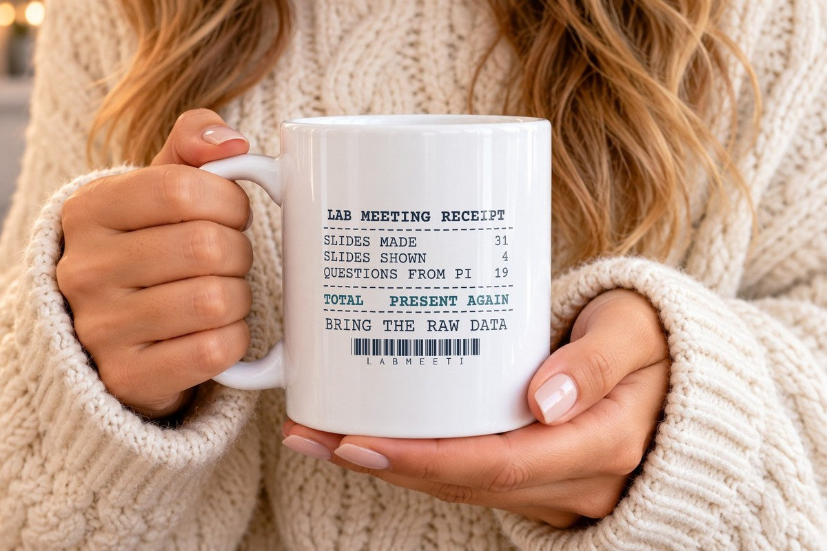 Funny Scientist Coffee Mug Lab Meeting Receipt For Scientists - photo 4