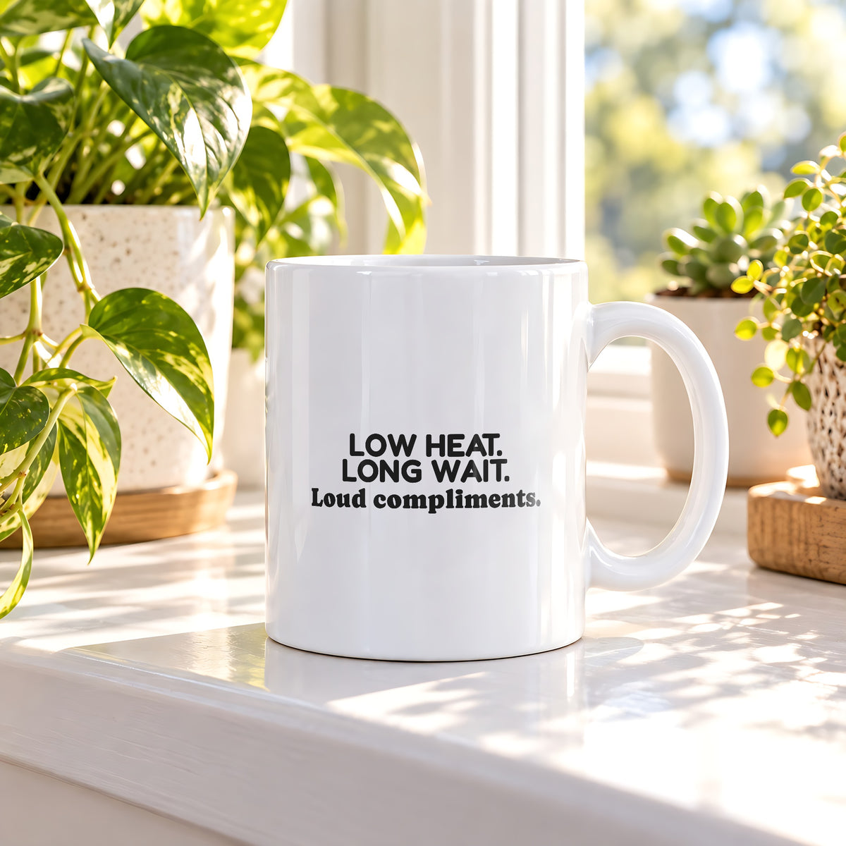 Funny Grill Dad Coffee Mug Low Heat Long Wait For Dad - photo 2