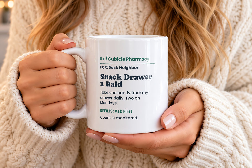 Funny Coworker Coffee Mug Snack Drawer Prescription For Coworkers - photo 4