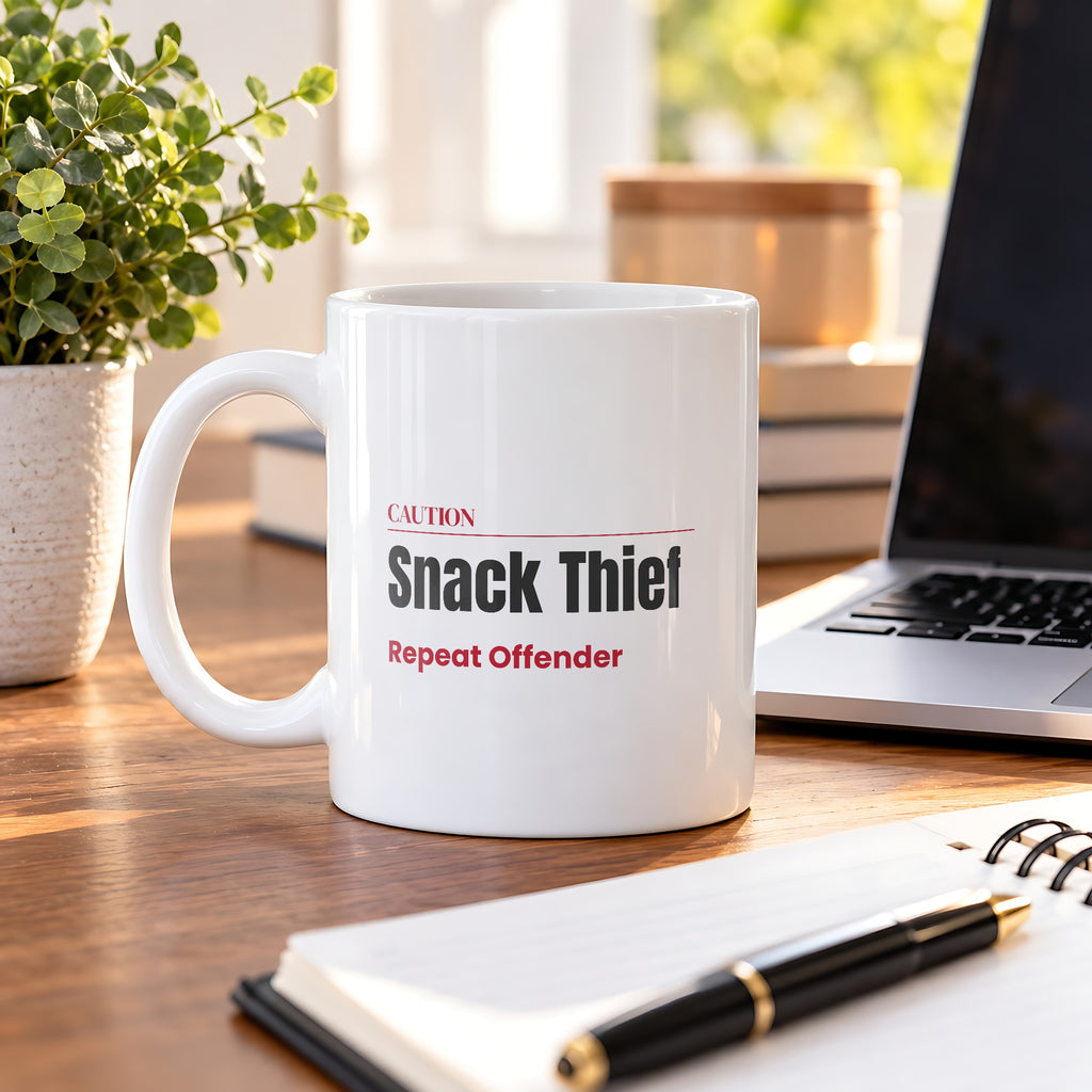 Funny Husband Coffee Mug Snack Thief For Him - photo 4