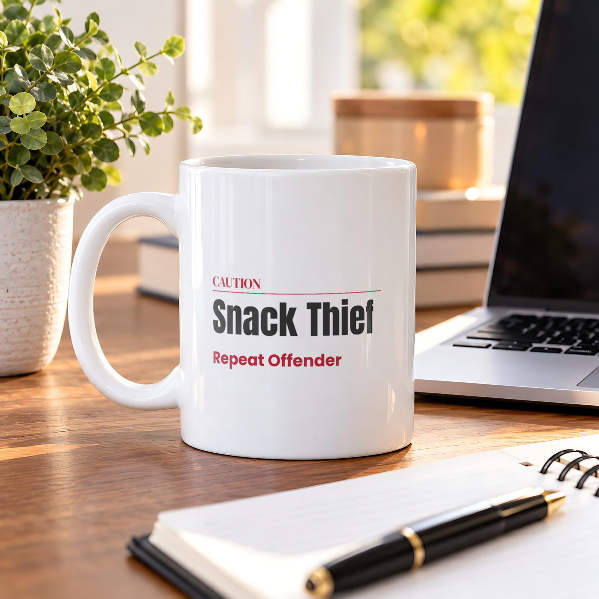 Funny Husband Coffee Mug Snack Thief For Him - photo 4