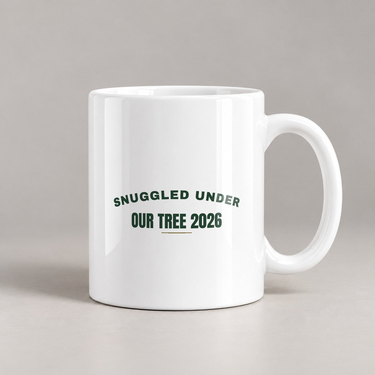 Christmas Coffee Mug Snuggled Under Our Tree 2026 New Baby - photo 1