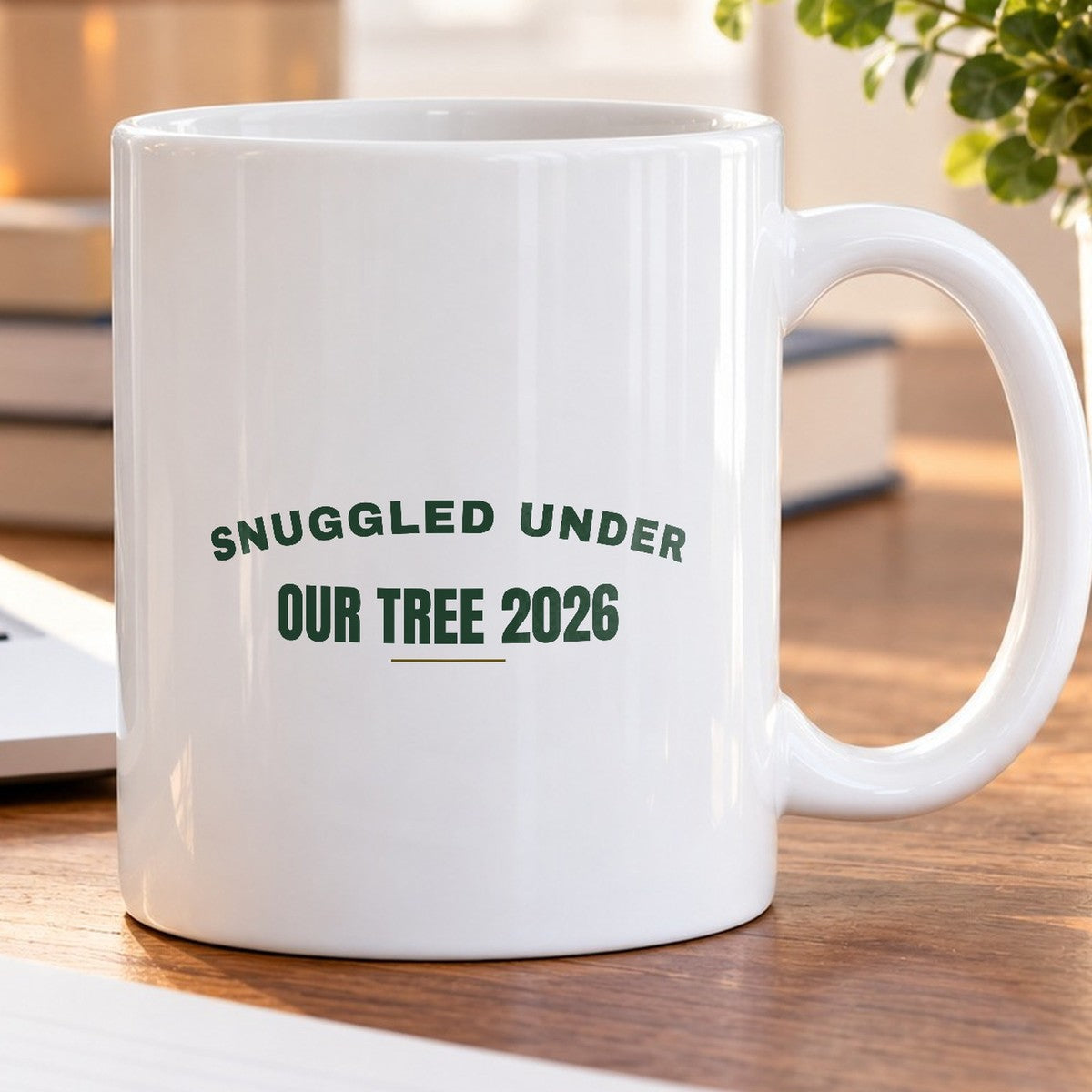 Christmas Coffee Mug Snuggled Under Our Tree 2026 New Baby - photo 5