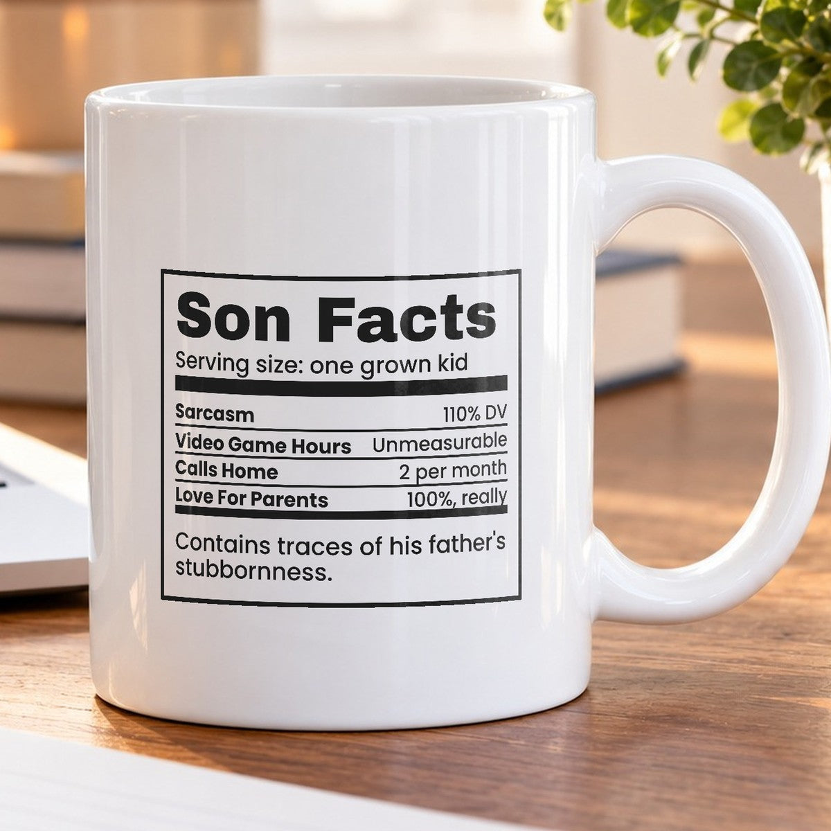 Son Facts Coffee Mug For Parents Love 100% - photo 5
