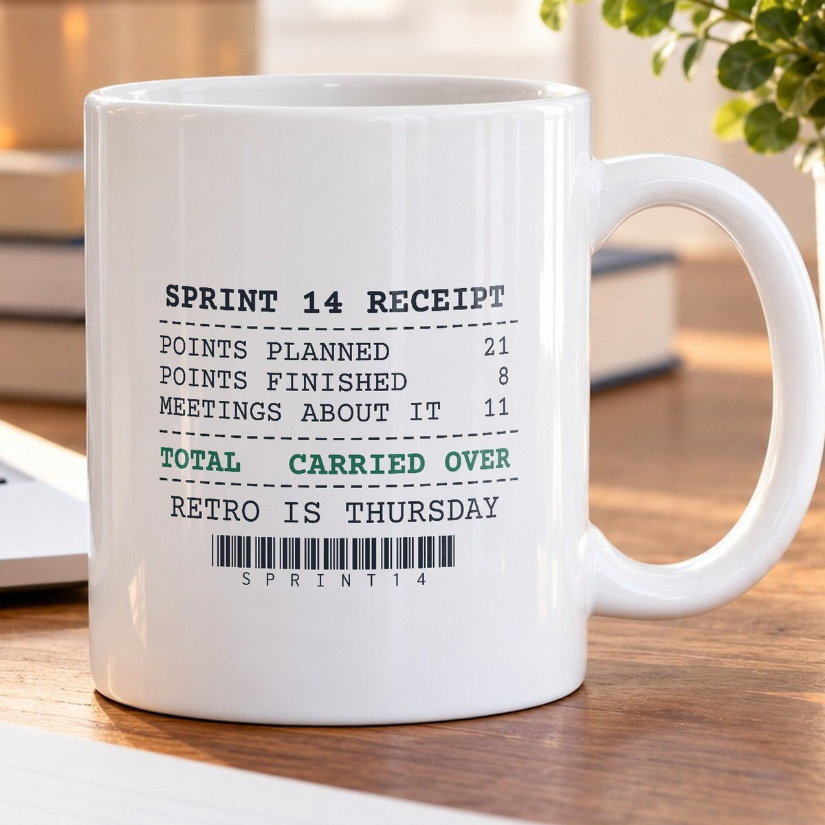 Funny Software Developer Coffee Mug Sprint Points Receipt - photo 5