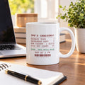 Funny Christmas Dog Coffee Mug Squeakers Left 0 Ham Slices Caught 1 - photo 1