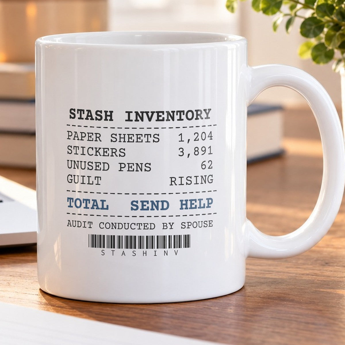 Funny Scrapbooking Coffee Mug Send Help - photo 5