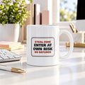 White Elephant Coffee Mug Steal Zone No Refunds - photo 1