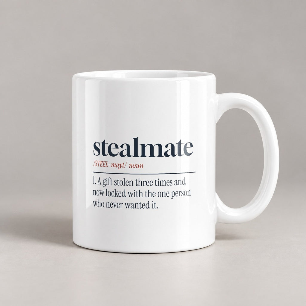 Funny White Elephant Coffee Mug Stealmate Locked With The Wrong Person - photo 2