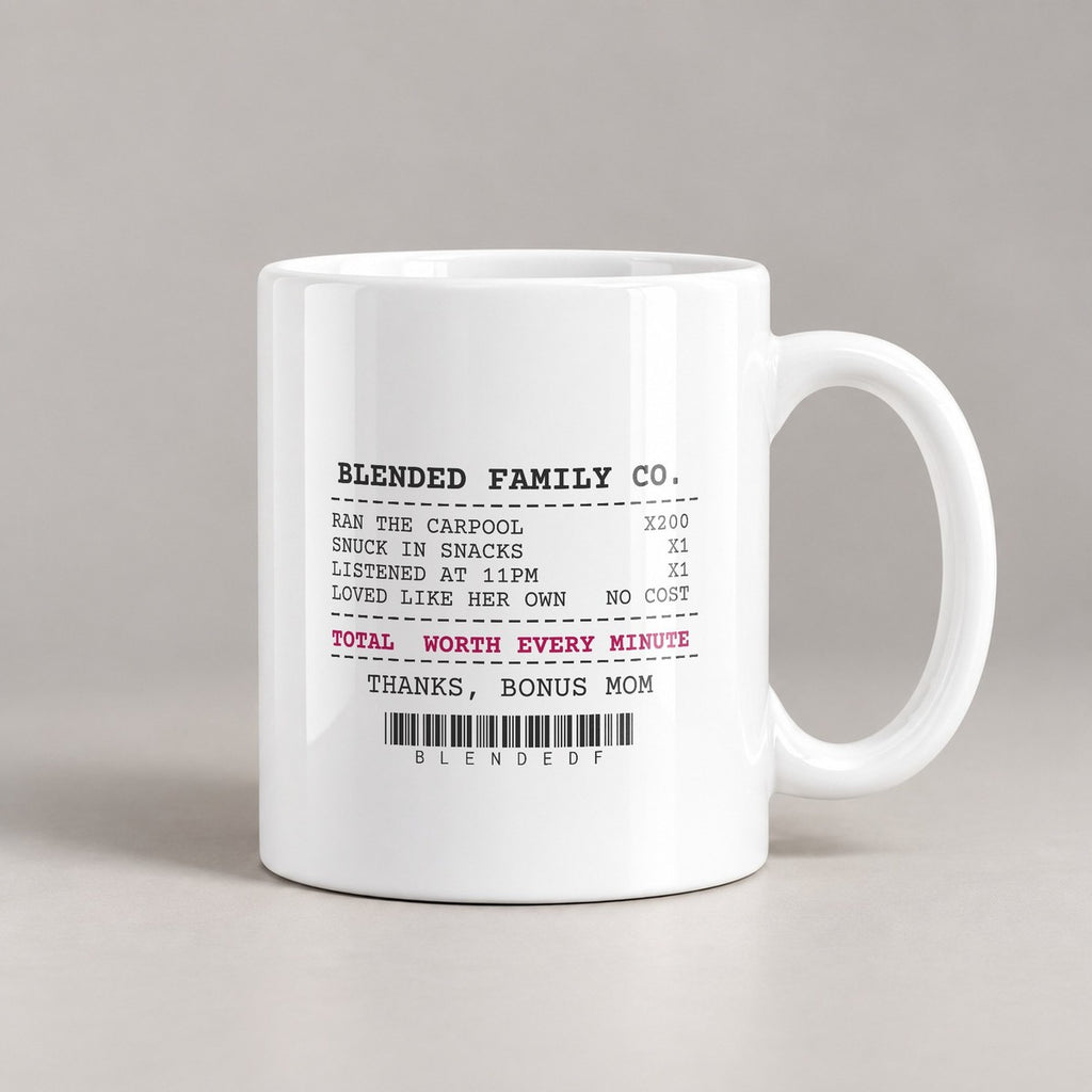 Step Mom Receipt Coffee Mug Worth Every Minute For Her - photo 1