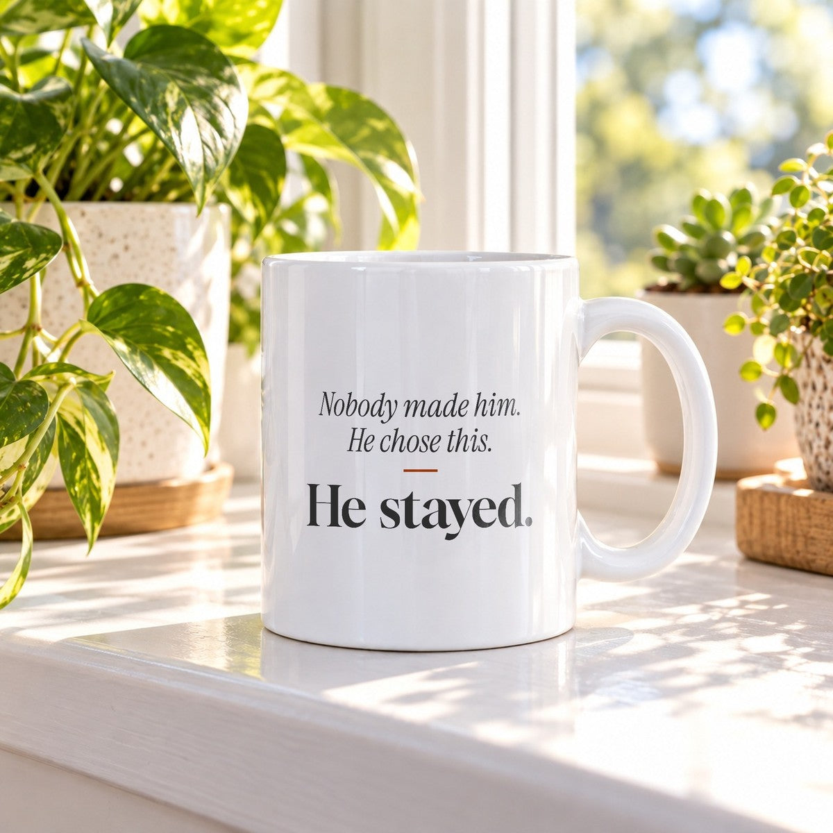 Stepdad Coffee Mug, Nobody Made Him He Chose This - photo 2