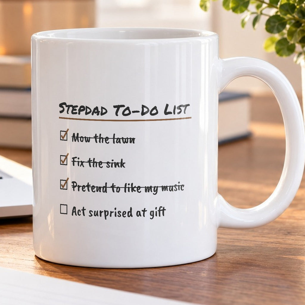 Stepdad Coffee Mug Act Surprised At For Him - photo 5