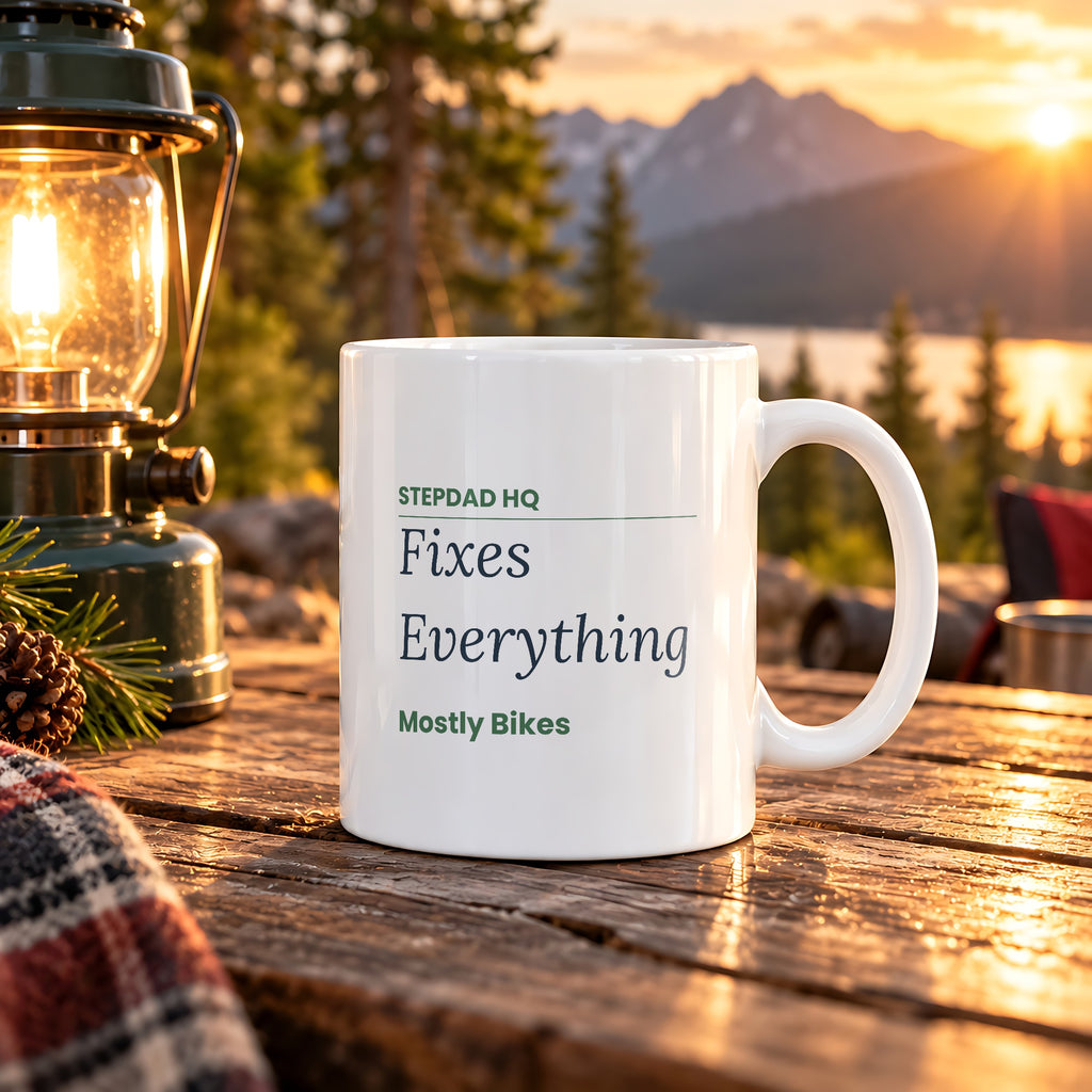 Stepdad HQ Sign Coffee Mug Funny For Bonus Dad - photo 2