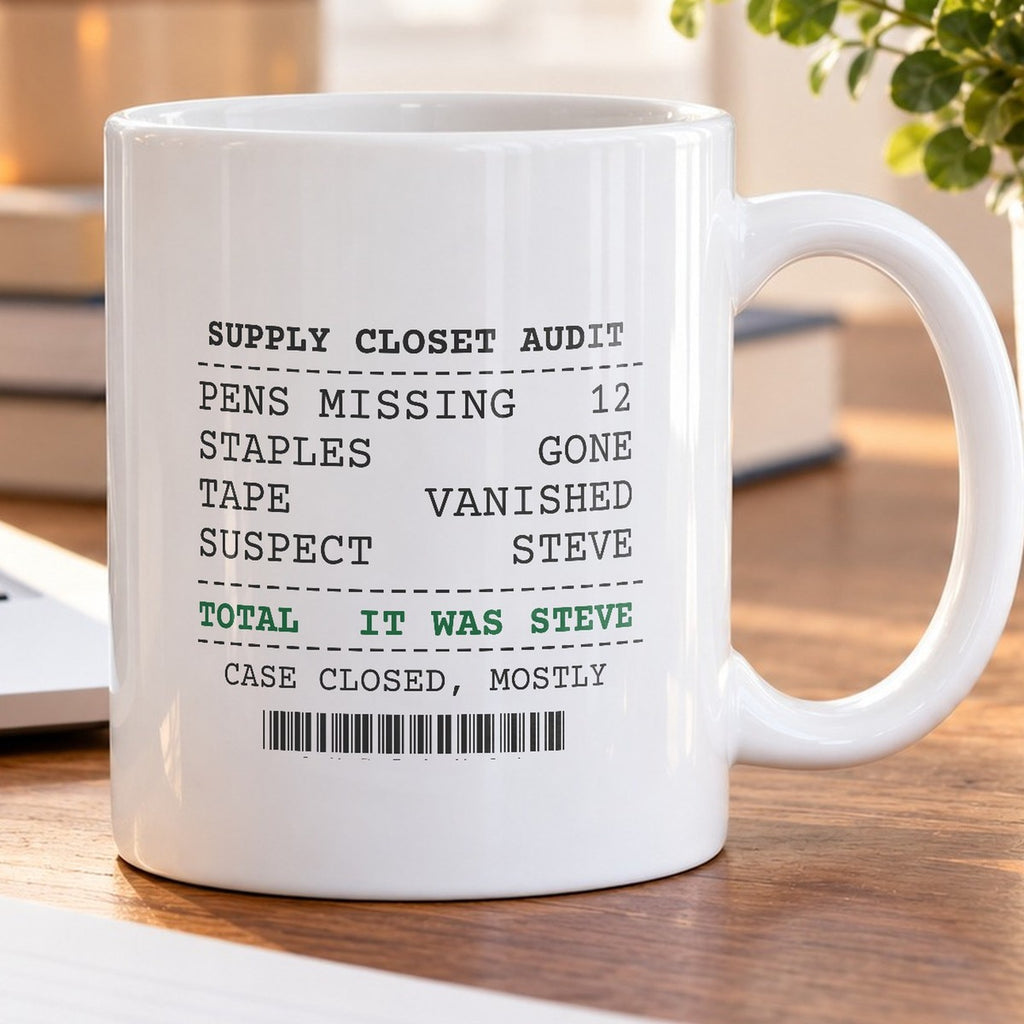 Coworker Coffee Mug It Was Steve Funny Office - photo 5