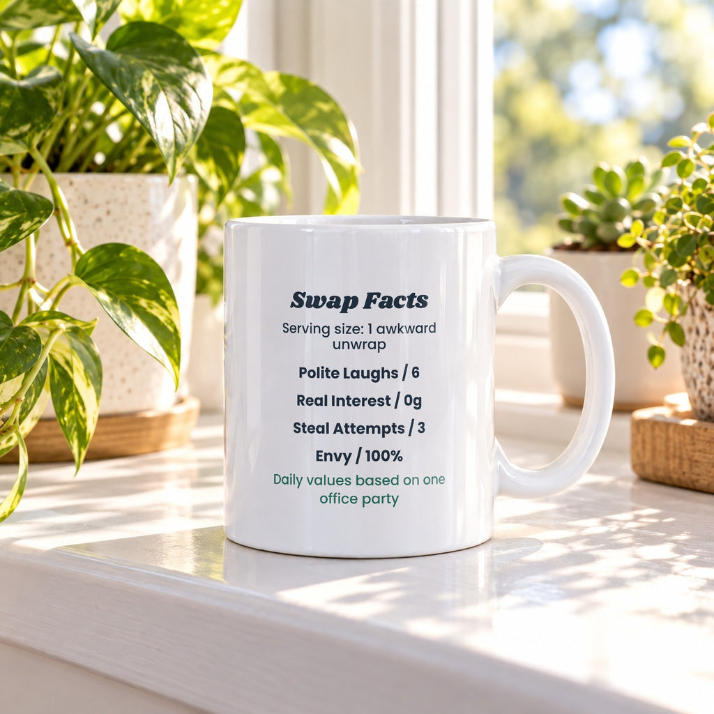 White Elephant Coffee Mug Real Interest Zero Grams Swap Facts - photo 2