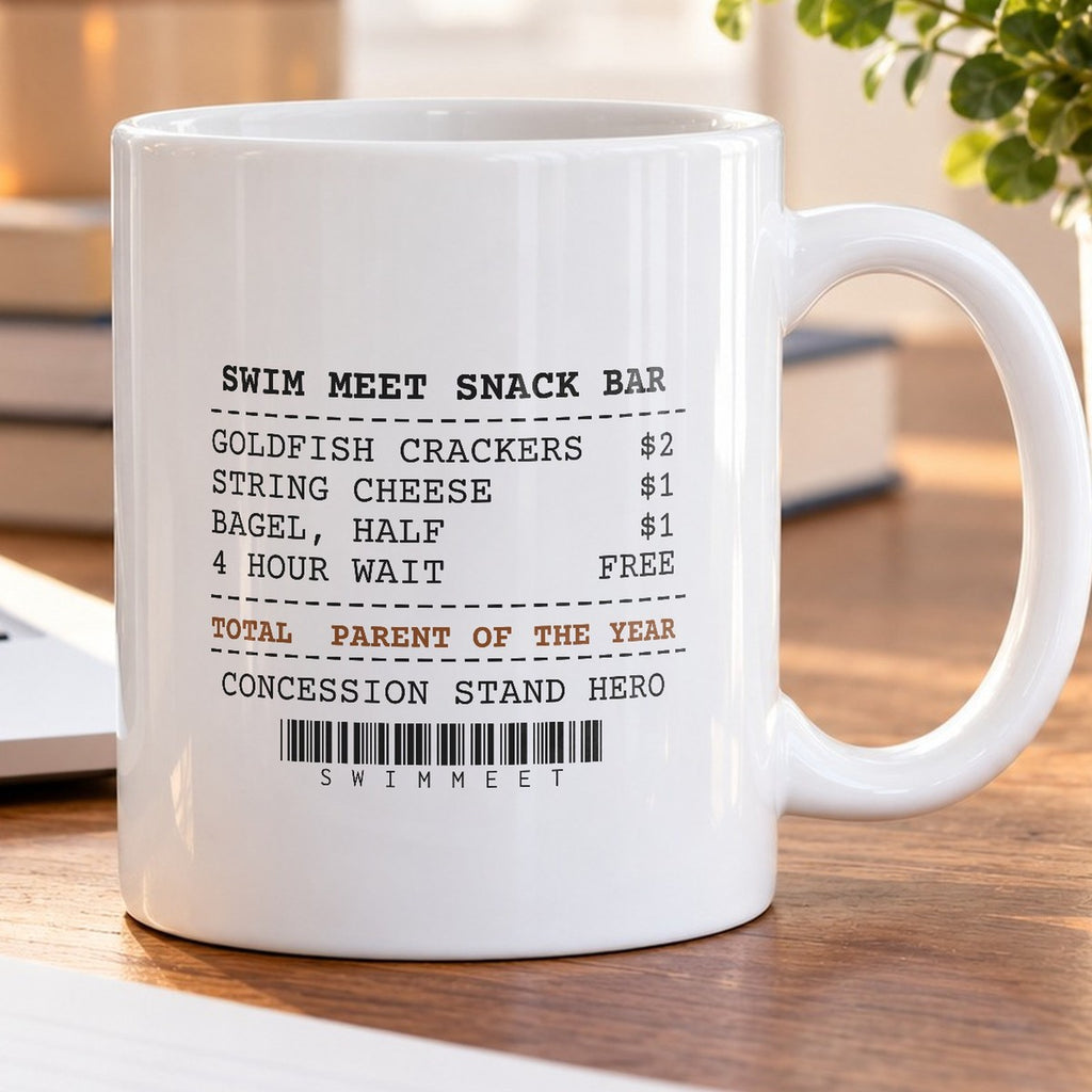 Swim Meet Snack Bar Coffee Mug For Parents - photo 5