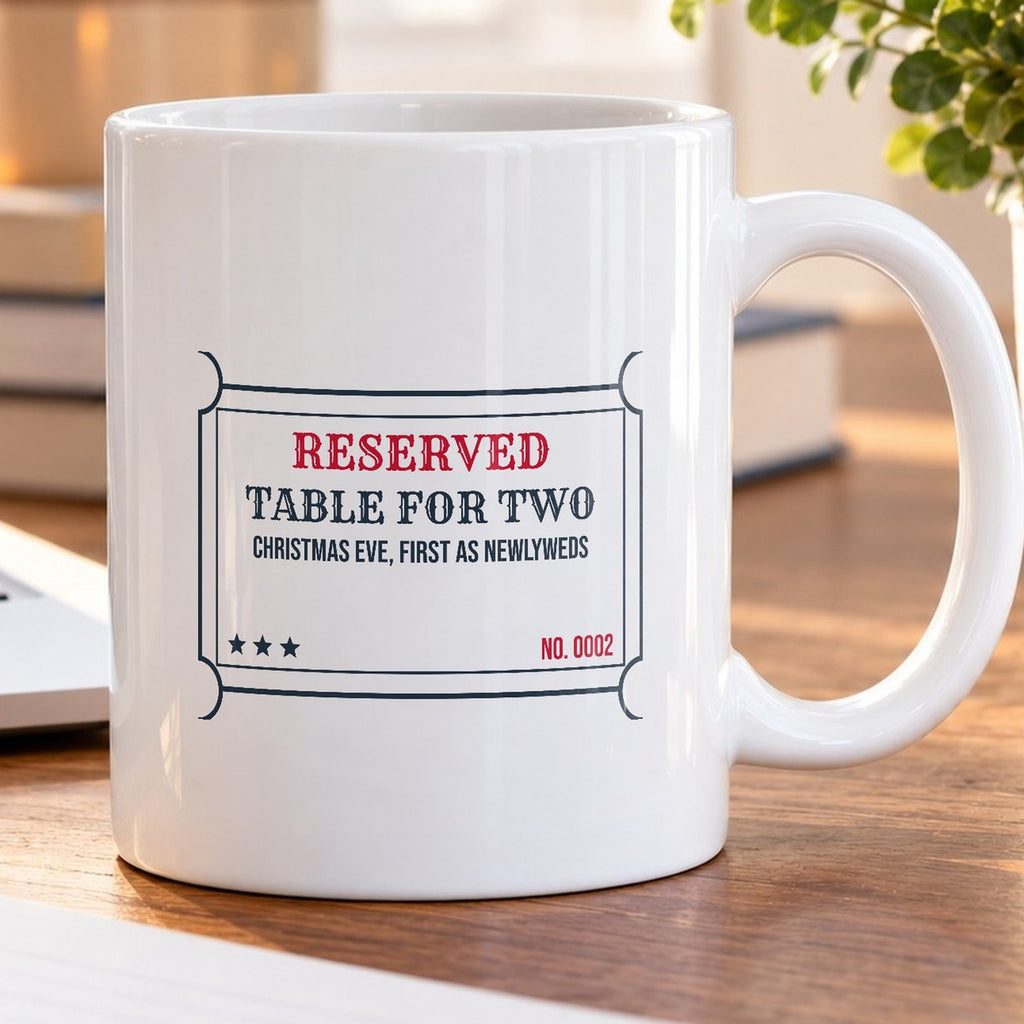 Christmas Coffee Mug Table For Two Christmas Eve 2026 Newlyweds - photo 5