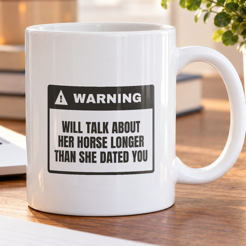 Horse Talk Warning Coffee Mug For Horse Girls - photo 5