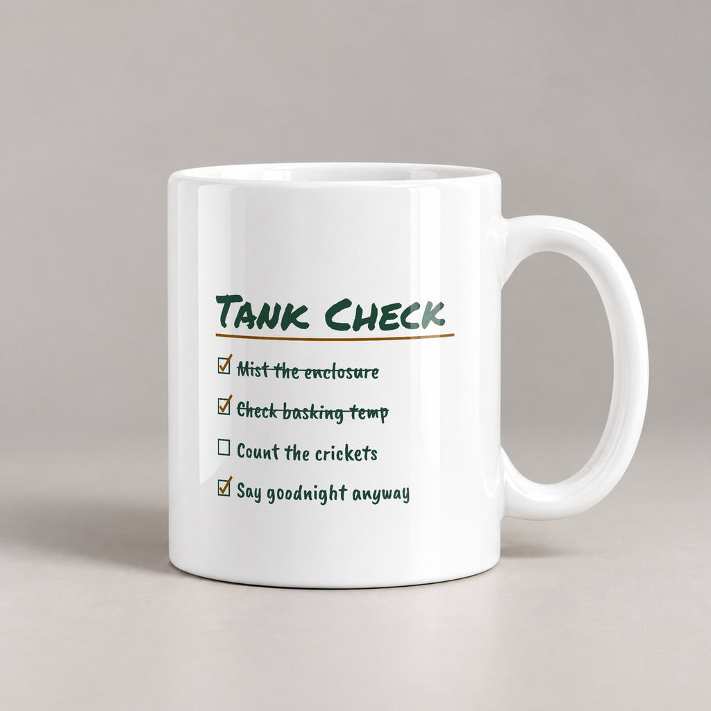 Reptile Owner Coffee Mug Nightly Tank Check - photo 1