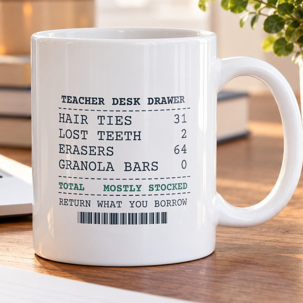 Funny Teacher Coffee Mug Desk Drawer Receipt For Teachers - photo 5