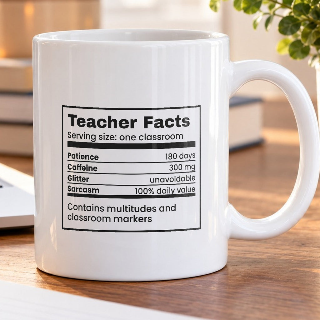Teacher Coffee Mug 180 Days Of Patience 100% Sarcasm - photo 5