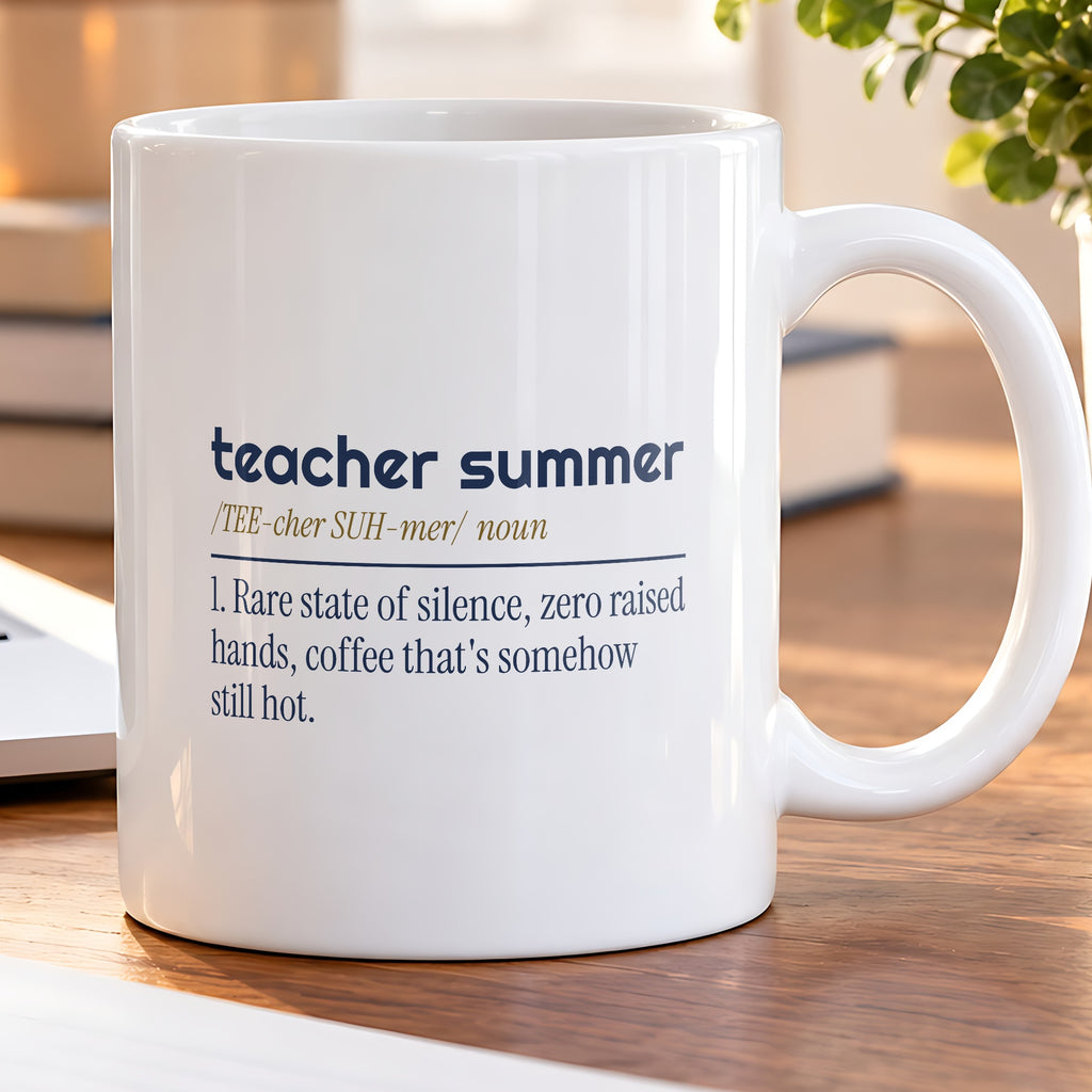 Funny Teacher Summer Dictionary Coffee Mug For Teachers - photo 5