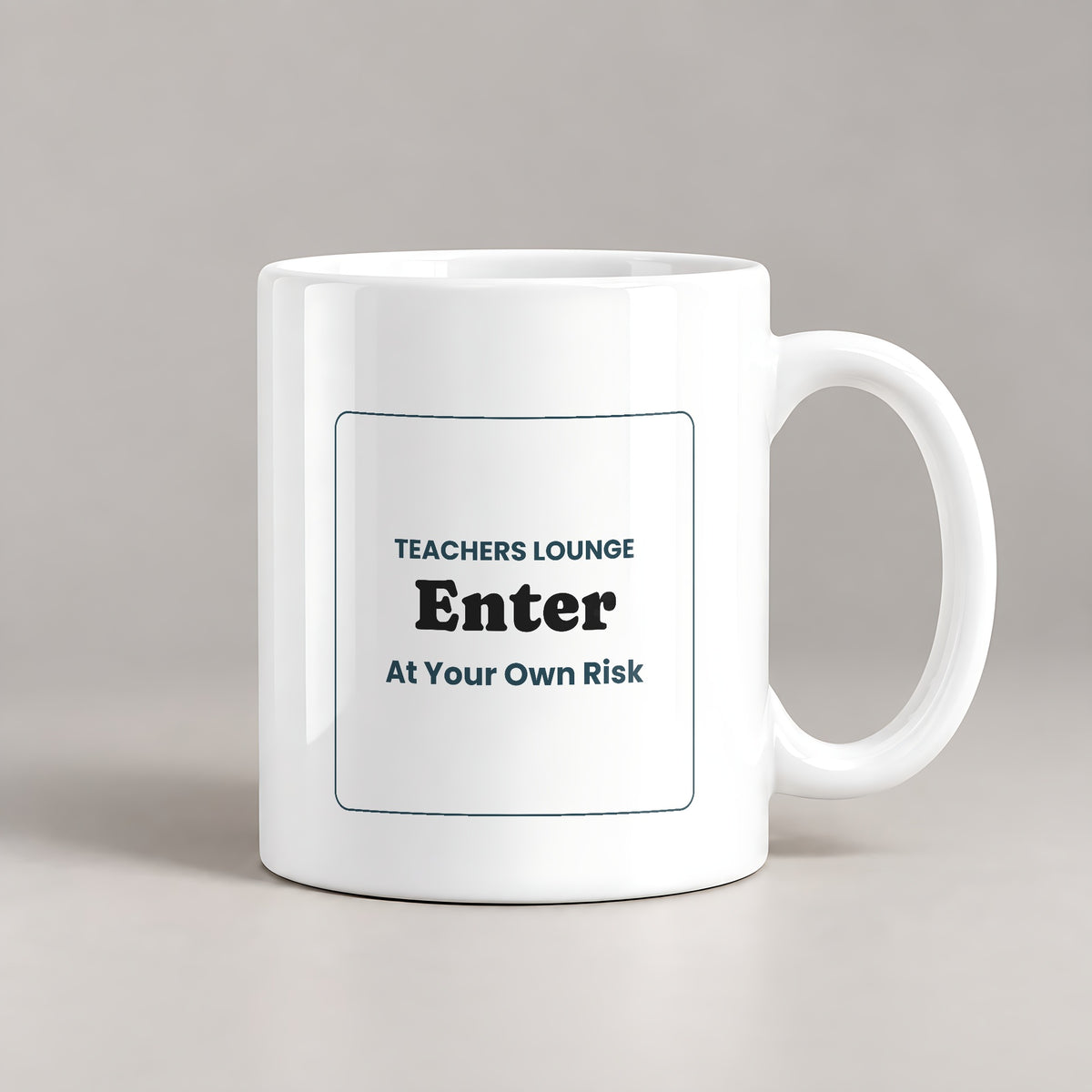 Funny Teacher Coffee Mug Teachers Lounge Sign For Teachers - photo 3