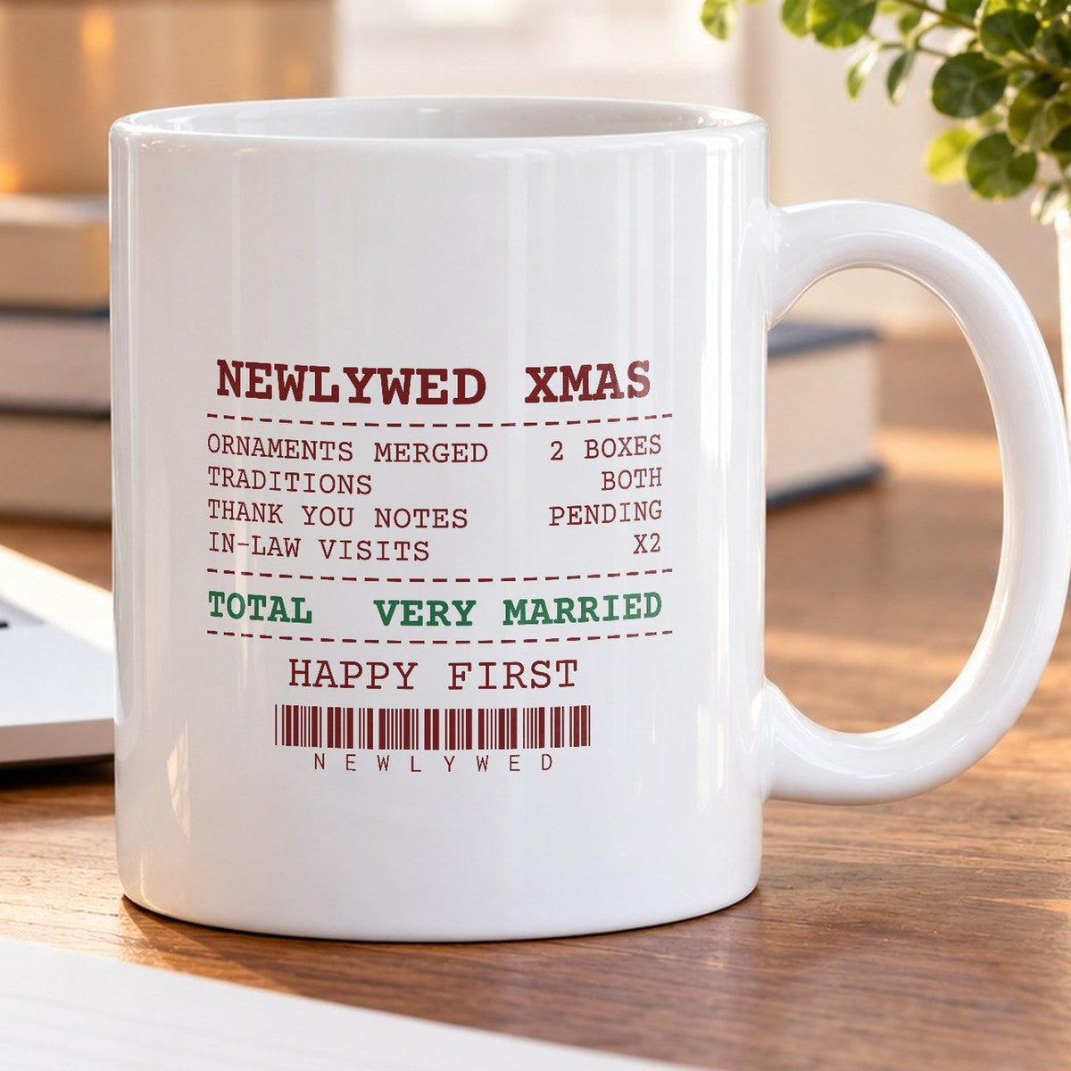 Funny Christmas Coffee Mug Thank You Notes Still Pending Newlyweds - photo 5