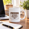 Funny Christmas Coffee Mug Every Snowman Is Counted Cookie Warning - photo 1