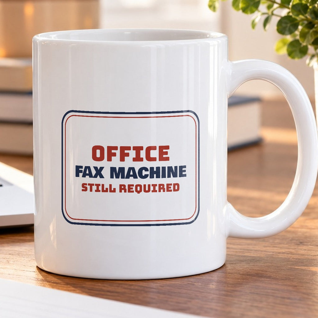 Funny Social Worker Coffee Mug The Fax Machine Is Still Required - photo 5