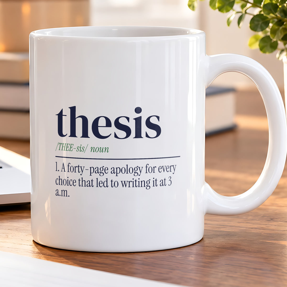 Funny Grad Student Coffee Mug Thesis Definition For Grads - photo 5