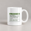 Funny Gardening Coffee Mug Seed Packet Prescription Label For Gardeners - photo 1