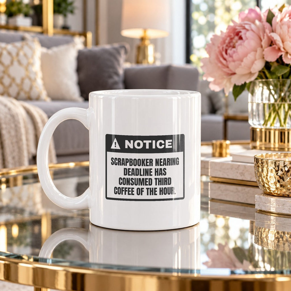 Third Coffee Of The Hour Coffee Mug For Scrapbookers - photo 4