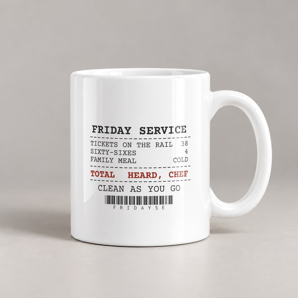 Funny Chef Coffee Mug Thirty-Eight Tickets Heard Chef Receipt - photo 1