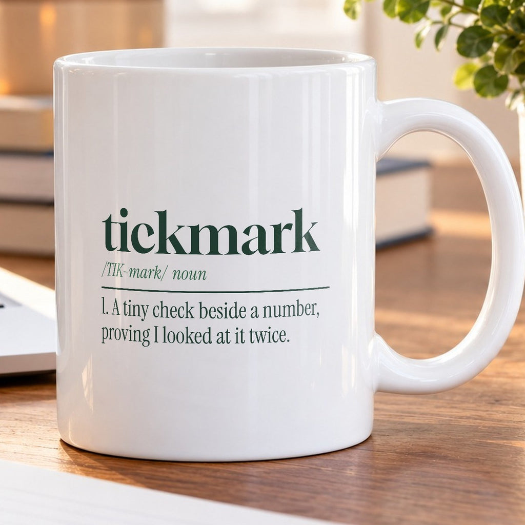 Funny Accountant Coffee Mug Tickmark Definition For Accountants - photo 5