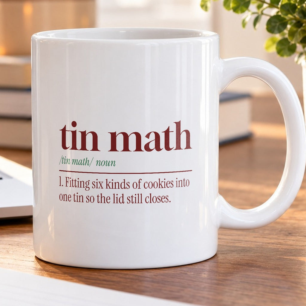 Funny Christmas Baking Coffee Mug Tin Math Dictionary Definition - photo 5