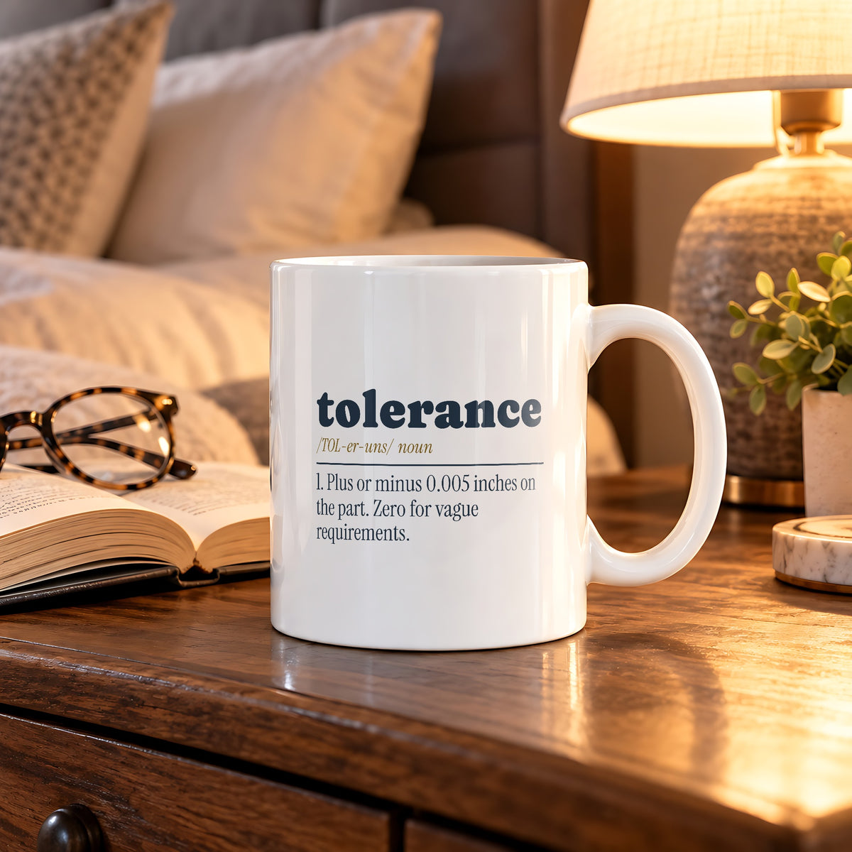 Funny Engineer Coffee Mug Tolerance Dictionary Definition - photo 1