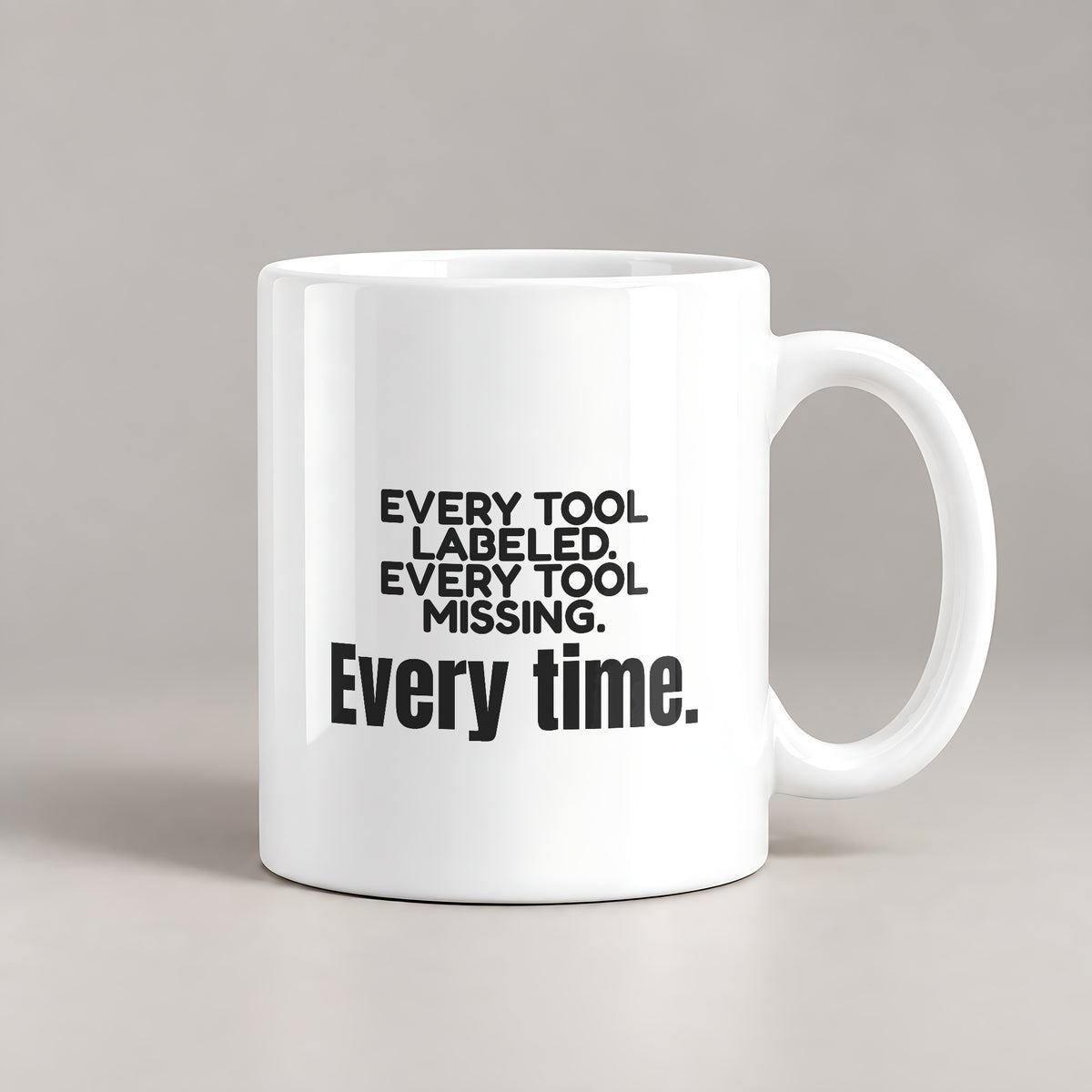 Funny Garage Dad Coffee Mug Every Tool Missing For Dad - photo 3