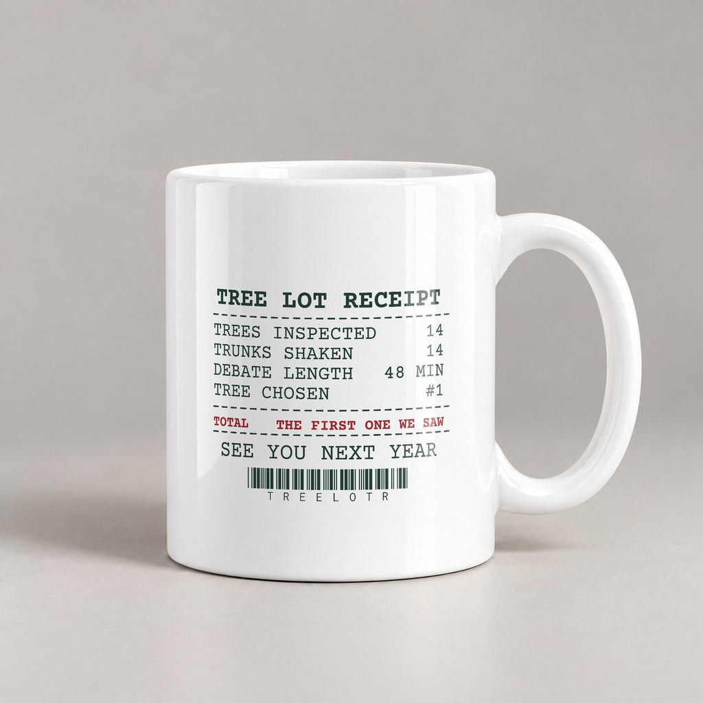 Funny Christmas Coffee Mug Tree Lot Receipt For Dad - photo 2