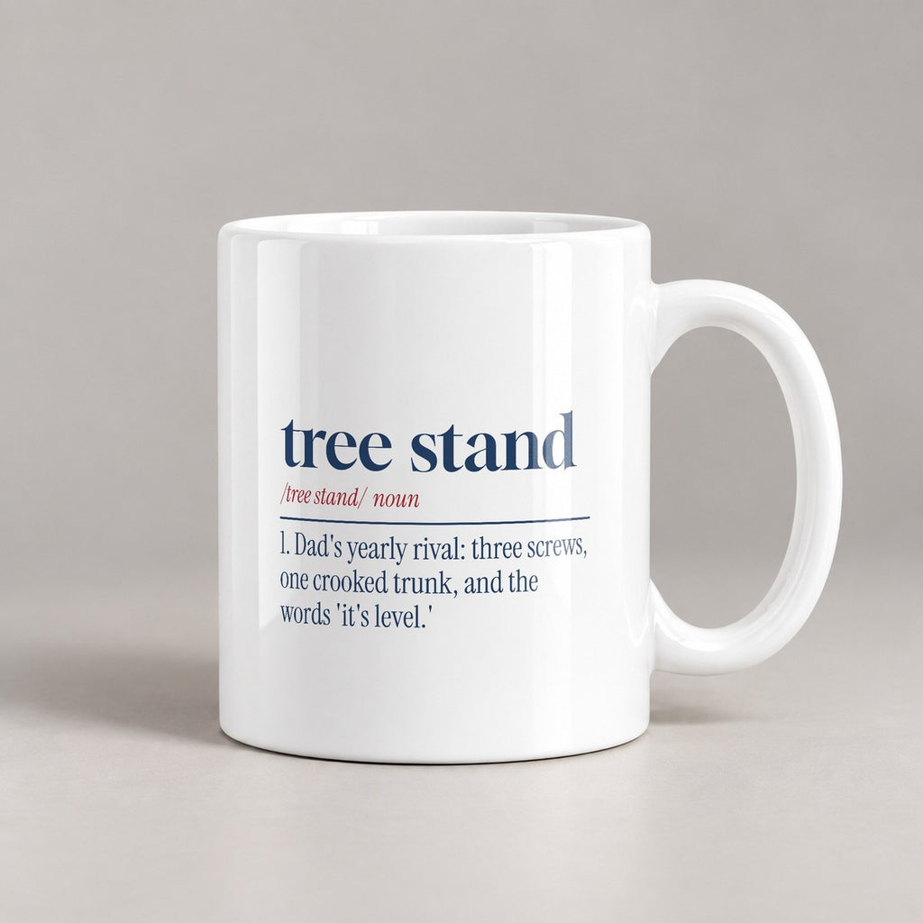 Funny Christmas Coffee Mug Tree Stand Definition Dad's Yearly Rival - photo 2