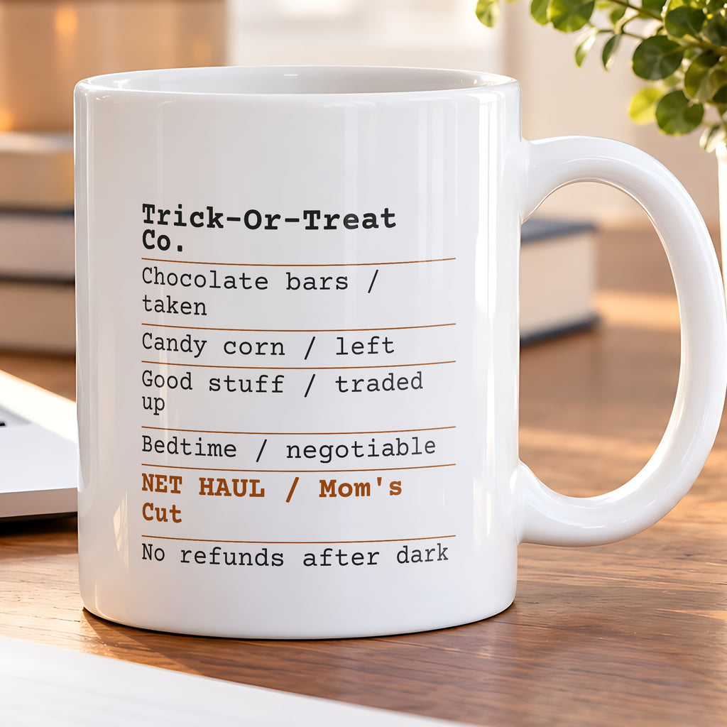 Funny Halloween Coffee Mug Candy Receipt Mom's Cut For Moms - photo 5