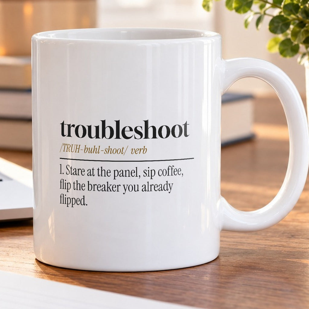 Troubleshoot Definition Coffee Mug For Electricians - photo 5
