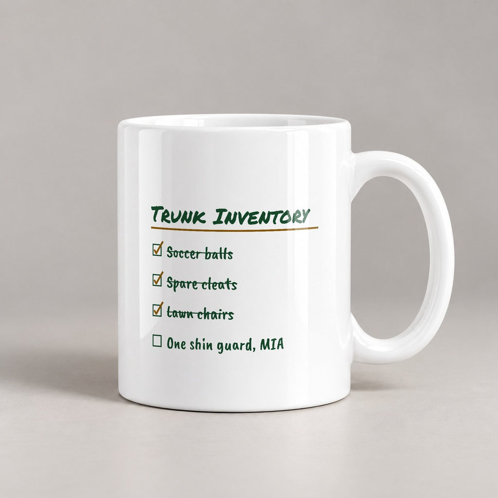 Soccer Mom Coffee Mug Trunk Inventory Check - photo 3