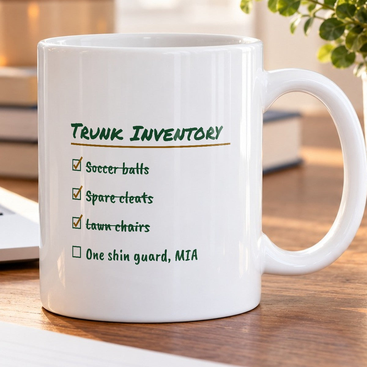 Soccer Mom Coffee Mug Trunk Inventory Check - photo 5