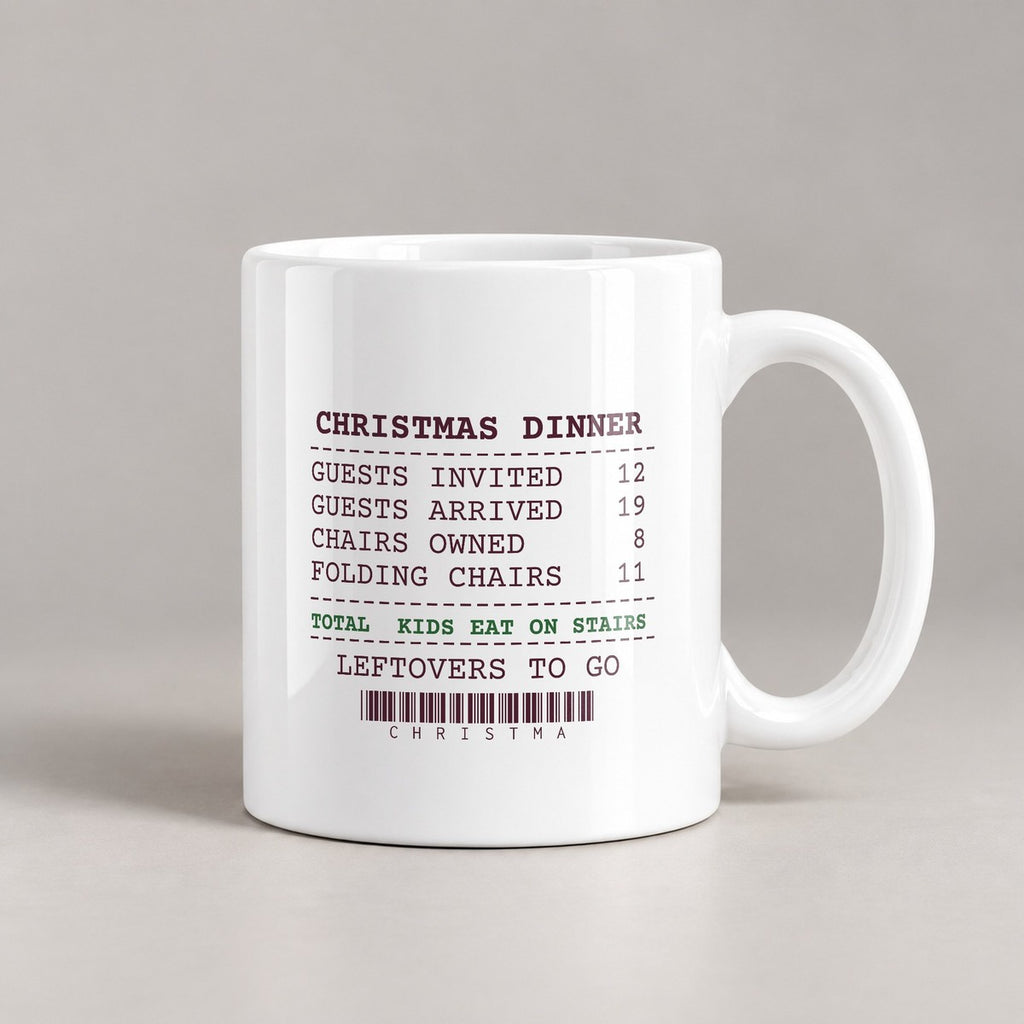 Funny Christmas Coffee Mug Twelve Invited Nineteen Came For Hosts - photo 1