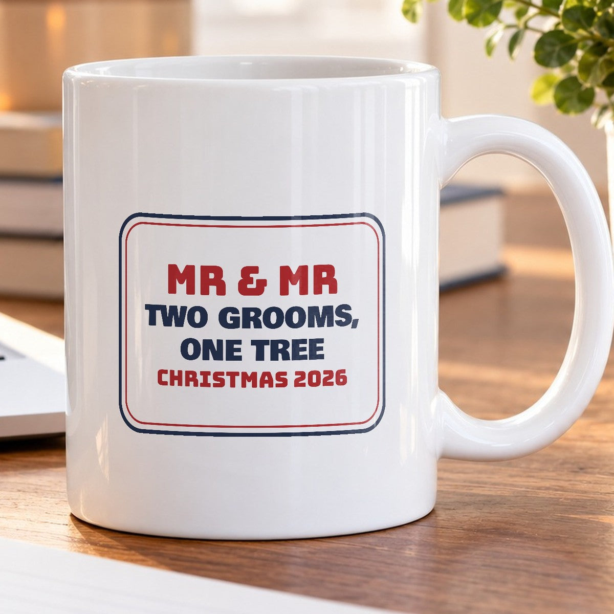 Christmas Coffee Mug Two Grooms One Tree Christmas 2026 For Mr And Mr - photo 5